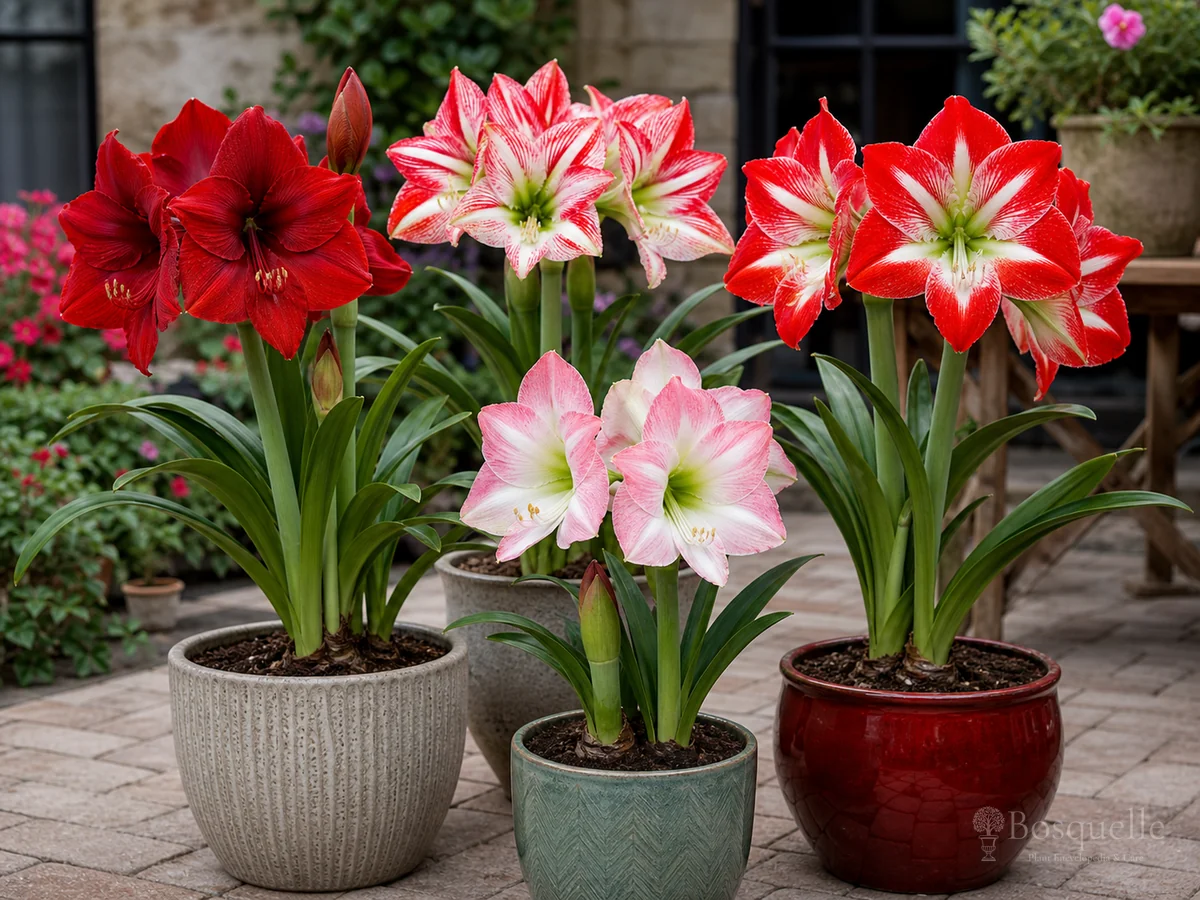 Amaryllis in Containers guide illustration