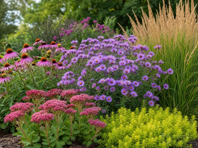 Aster Companion Plants — for Aster 'Nanus'