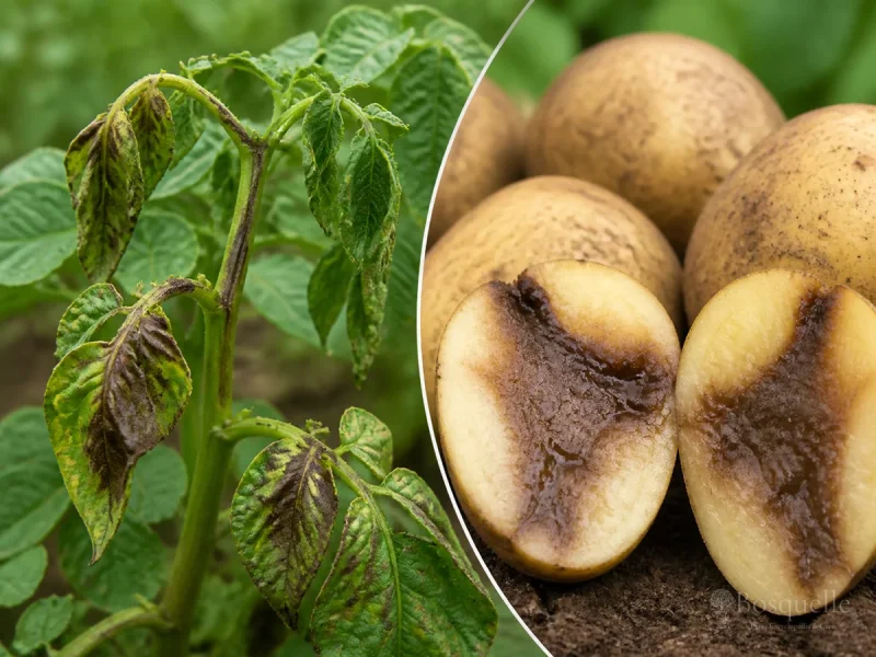 Bacterial Soft Rot disease illustration