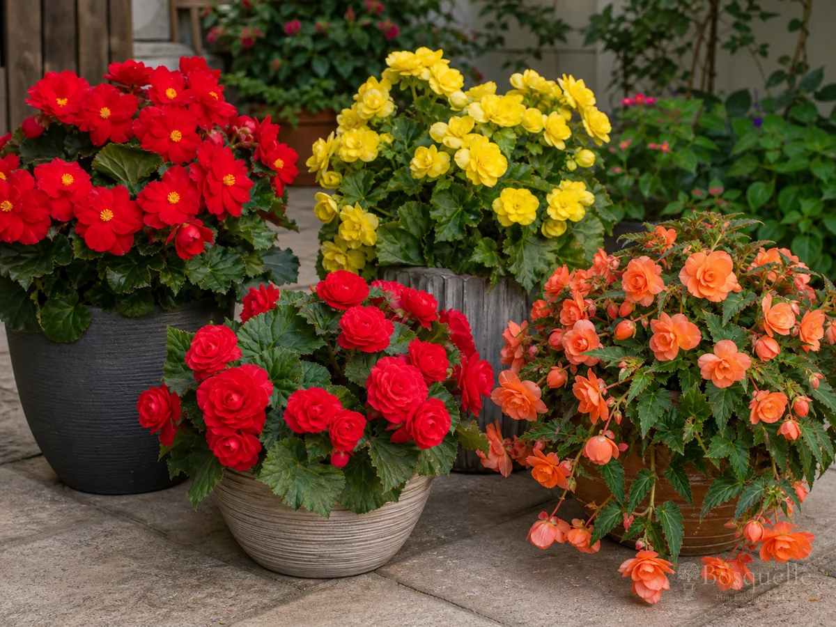 Begonias in Containers guide illustration