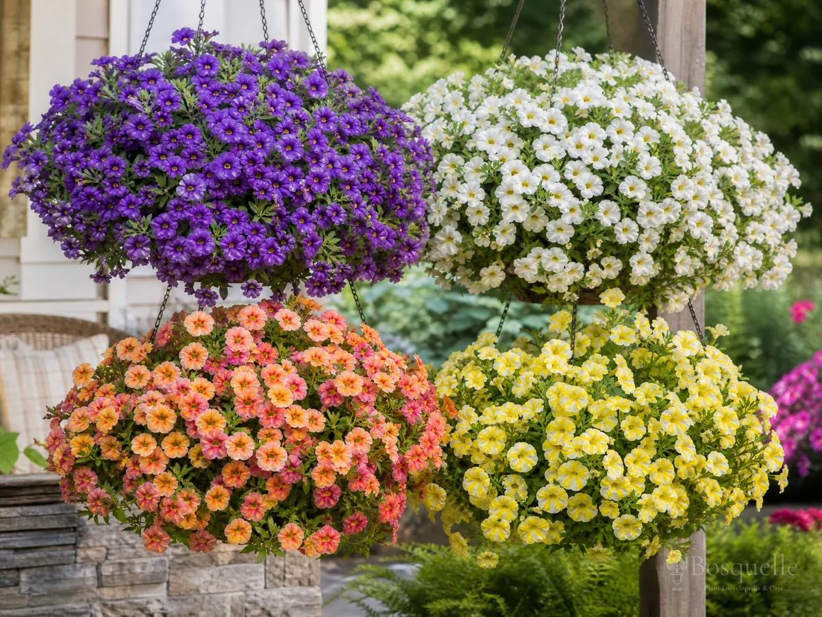 Best Calibrachoa for Hanging Baskets guide illustration