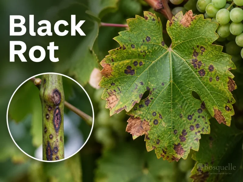 Black Rot disease illustration
