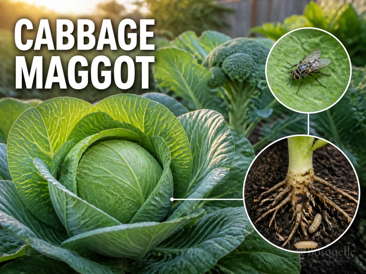 Cabbage Maggot pest illustration