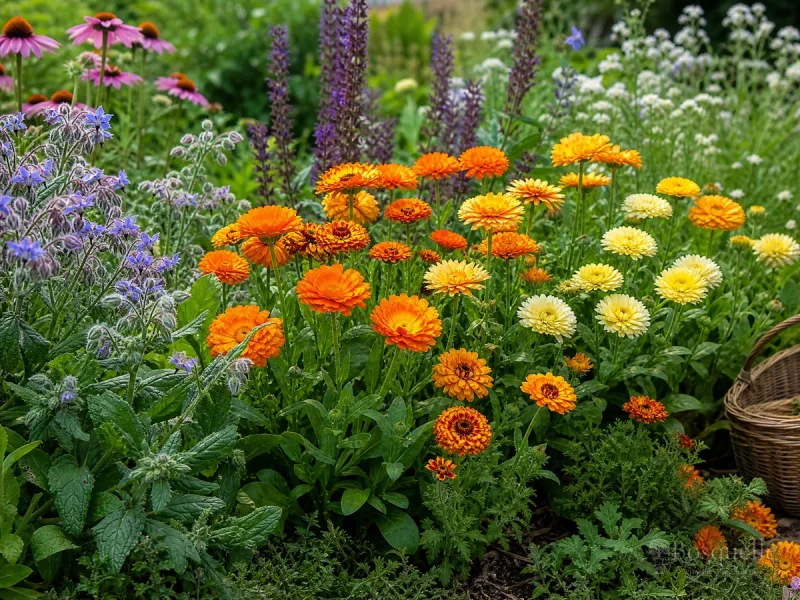 Calendula Companion Plants — for Pot Marigold Winter Wonders® Golden Glaze