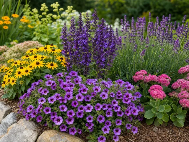 Calibrachoa Companion Plants — for Superbells Grape Punch Calibrachoa