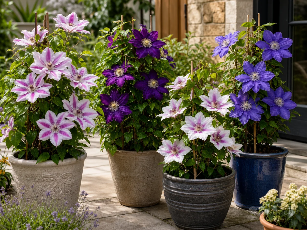 Clematis in Containers guide illustration