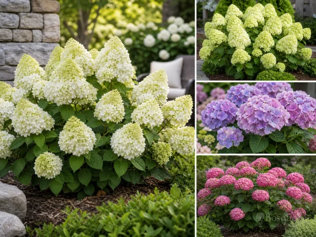 Compact Garden Hydrangeas — for Preziosa Hydrangea