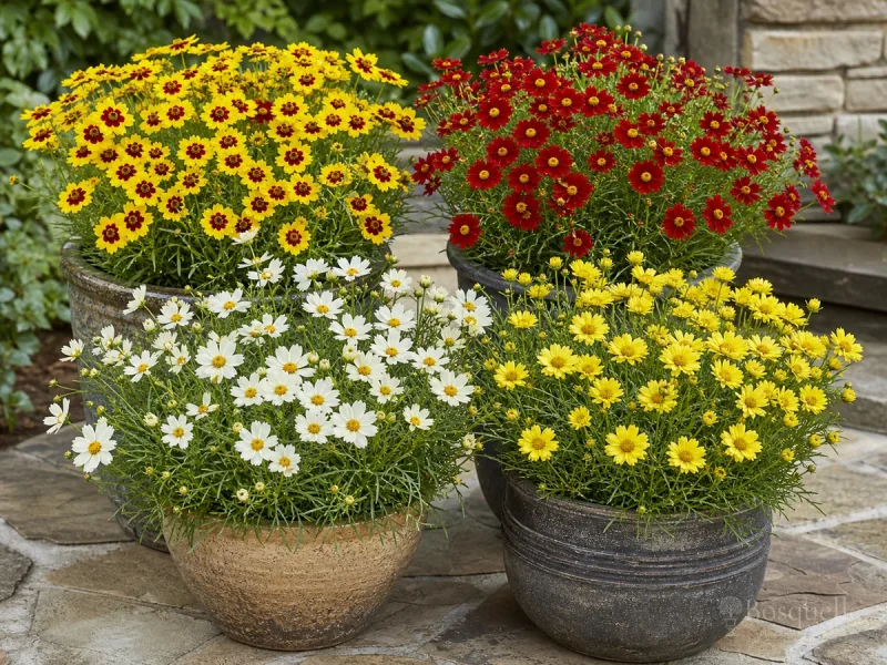 Coreopsis in Containers — for Pink Coreopsis 'American Dream'