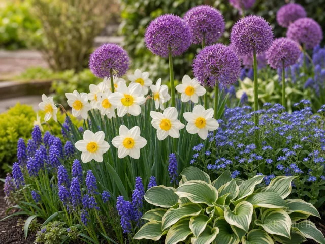 Daffodil Companion Plants — for Daffodil 'Accent'