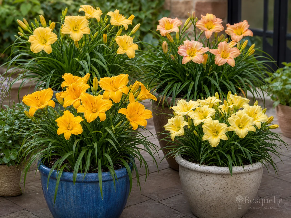 Daylilies in Containers guide illustration