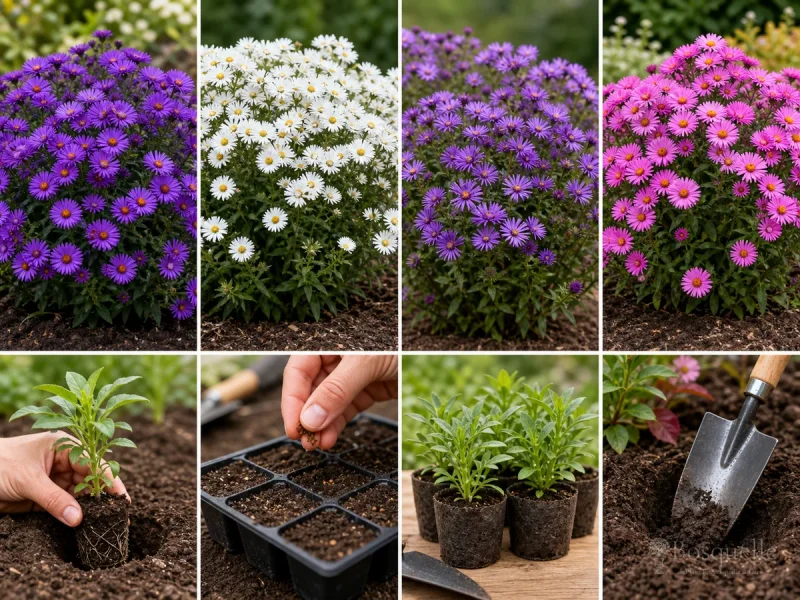 Dividing Asters — for New York Aster 'Royal Ruby'