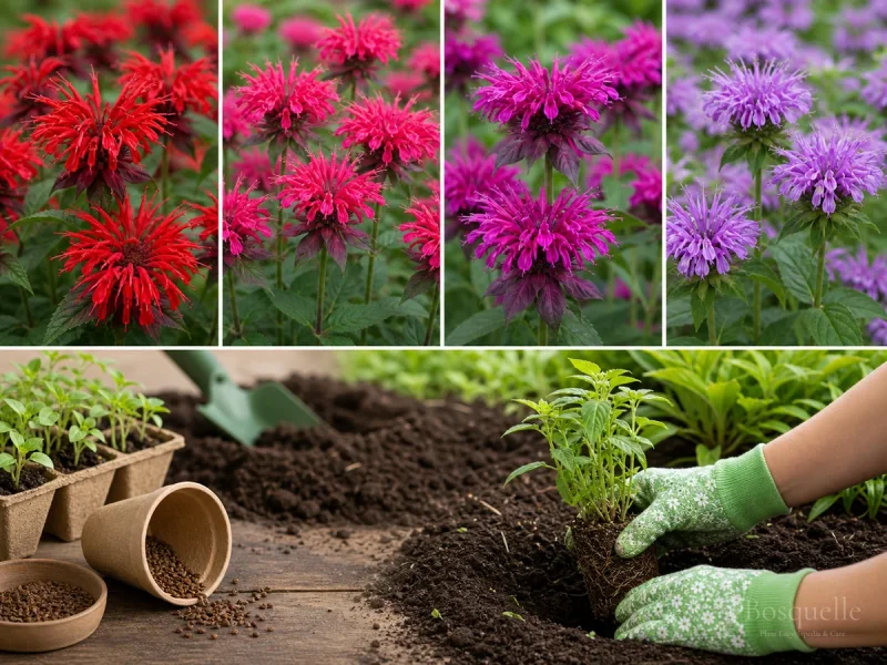 Dividing Bee Balm — for Bee Balm 'Cherry Pops'