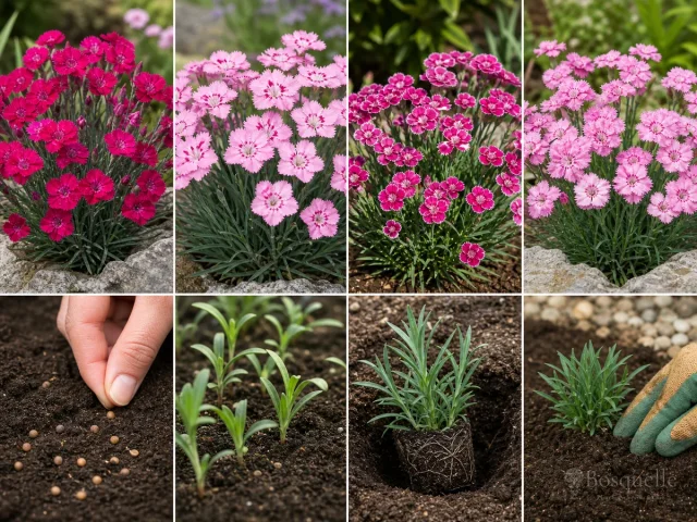 Dividing Dianthus — for Pink 'Frosty Fire'