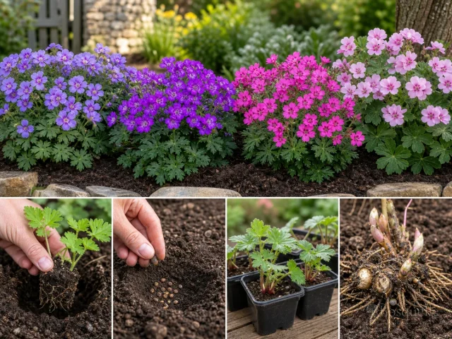 Dividing Hardy Geraniums — for Hardy Geranium