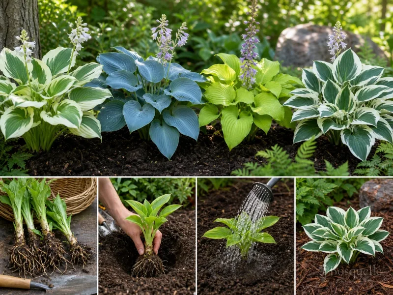 Dividing Hostas — for Giant Blue Hosta