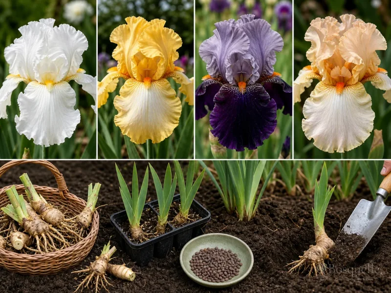 Divide Iris in Summer After Bloom guide illustration
