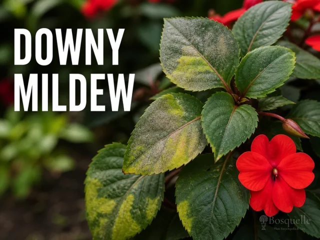Downy Mildew disease illustration