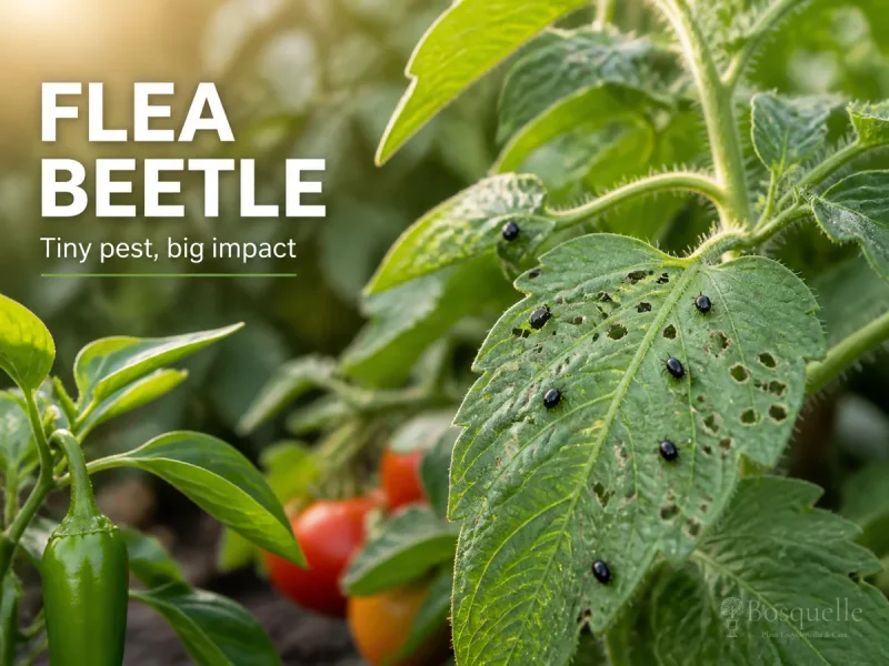 Flea Beetles pest illustration