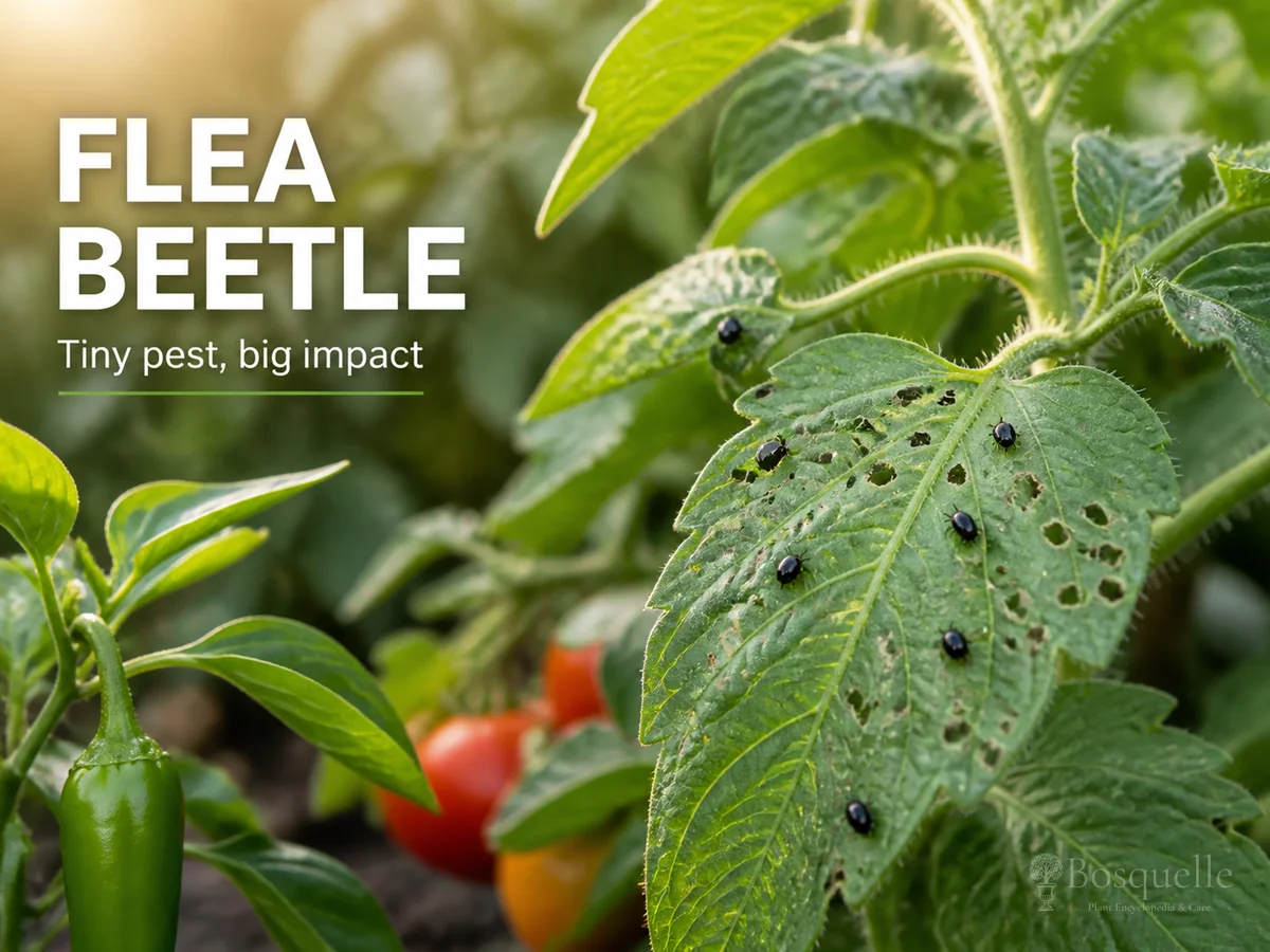 Flea Beetle pest illustration