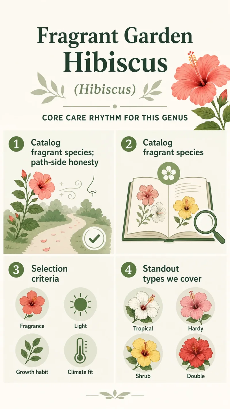 Fragrant Garden Hibiscus care summary diagram