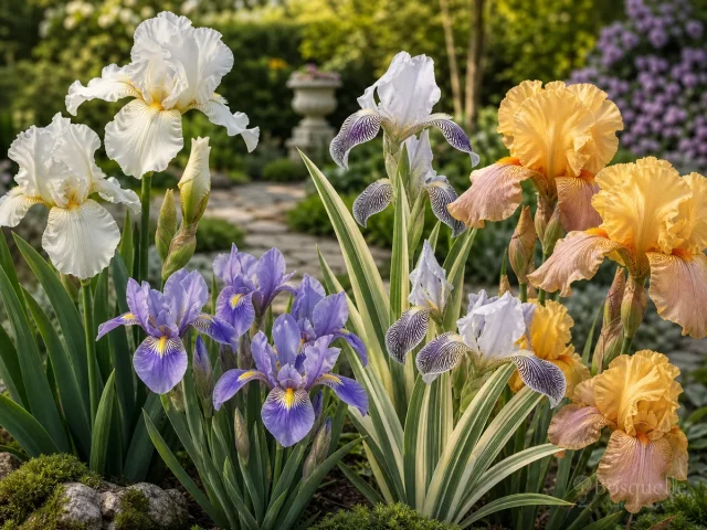 Fragrant Garden Irises — for Tall Bearded Iris 'Musician'