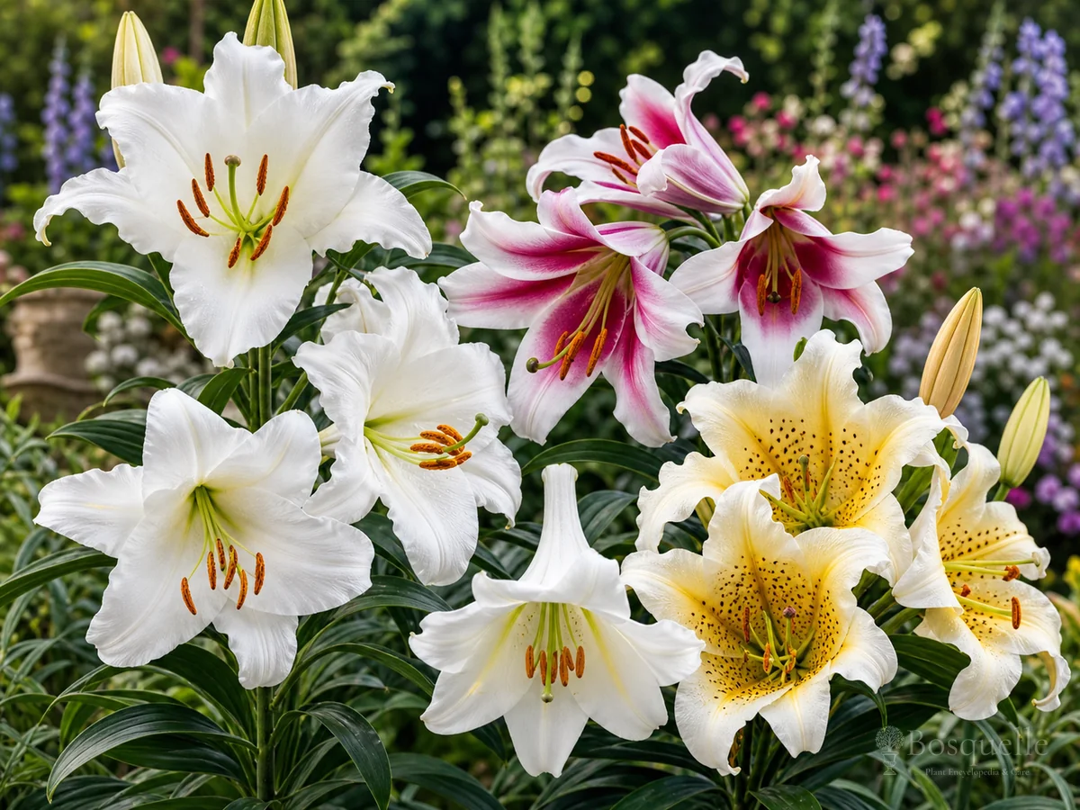 Fragrant Garden Lilies guide illustration