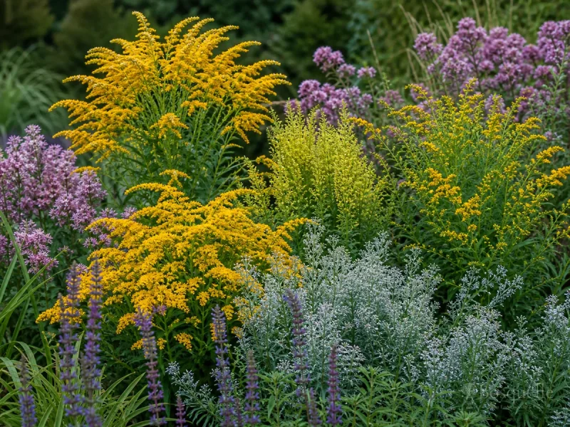 Goldenrod Companion Plants — for Flat-Top Goldentop