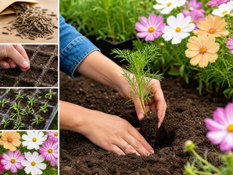 Growing Cosmos from Seed — for Mexican Aster 'Daydream'