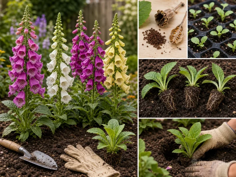 Growing Foxgloves from Seed — for Common Foxglove 'Camelot Lavender'