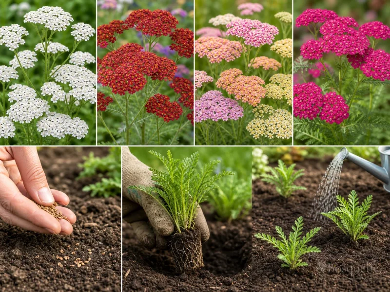 Growing Yarrow from Seed — for Balkan Yarrow