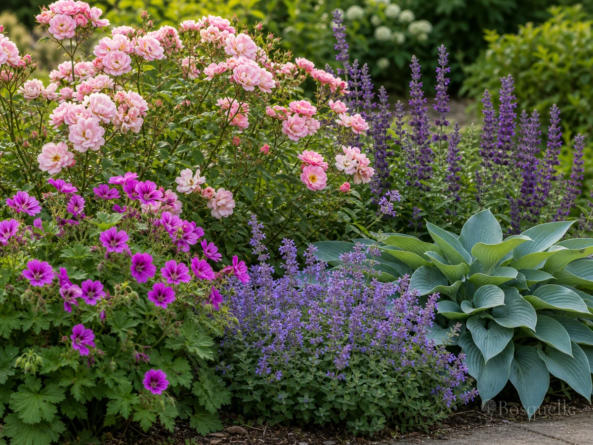 Hardy Geranium Companion Plants — for Lilac Cranesbill