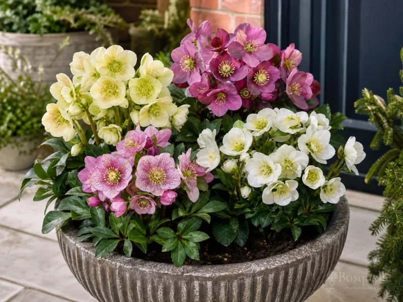 Hellebores in Containers — for Wedding Crasher Hellebore