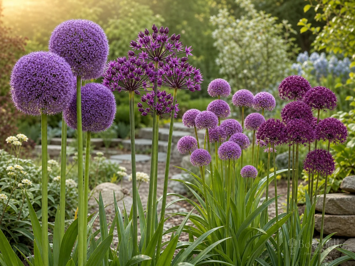 How to Grow Alliums guide illustration