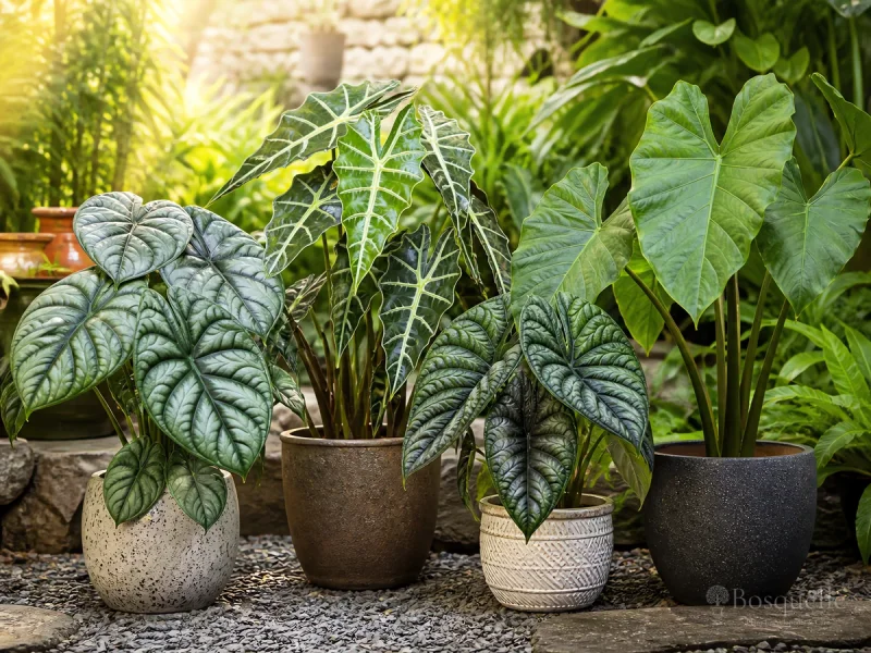 Grow and Care for Alocasia guide illustration