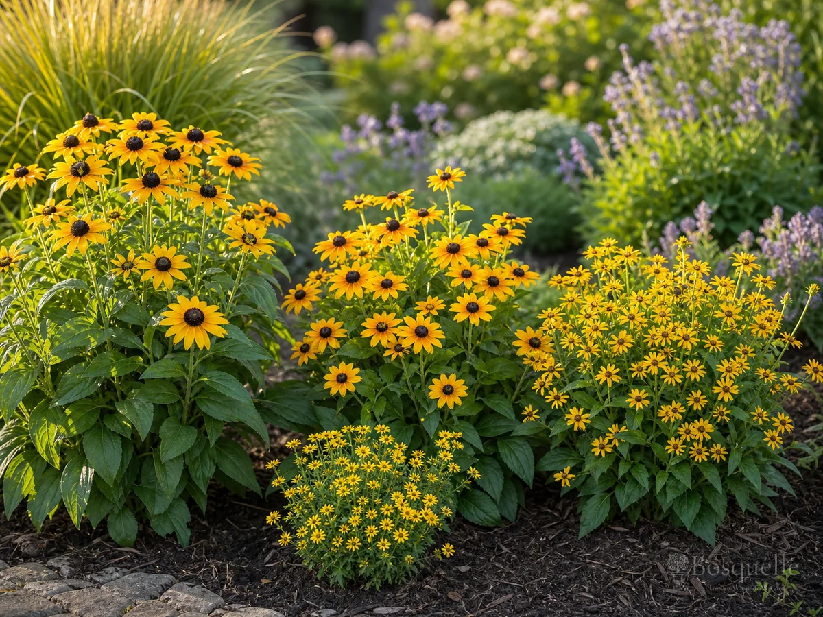 How to Grow Black-Eyed Susans guide illustration