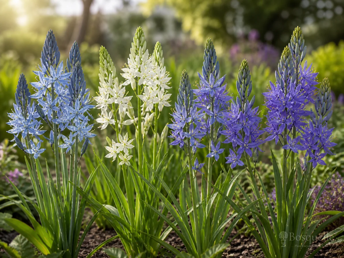 How to Grow Camassia guide illustration