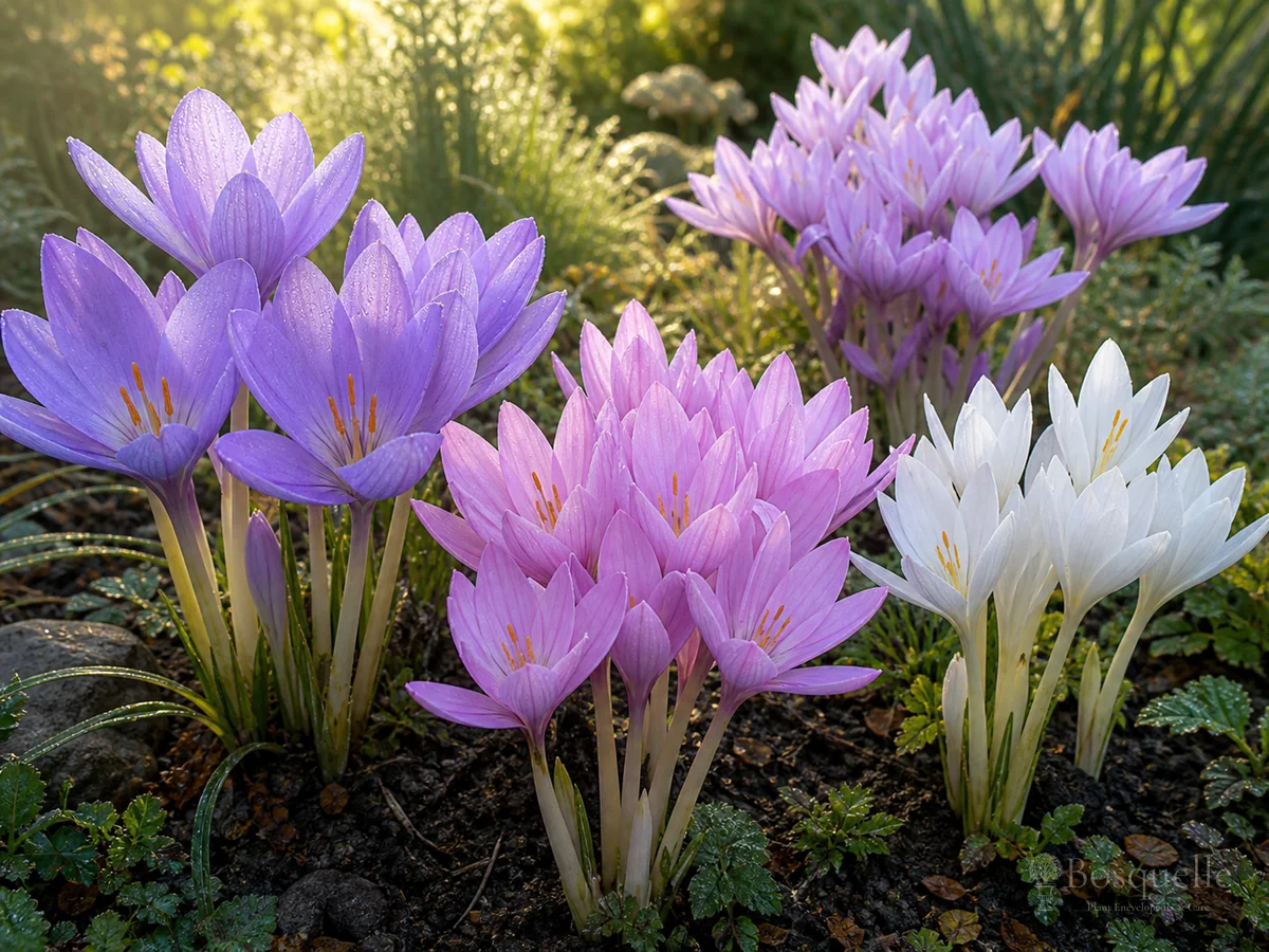 How to Grow Colchicum guide illustration