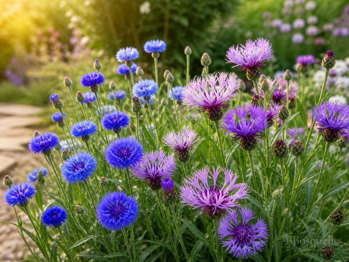 How to Grow Cornflower guide illustration