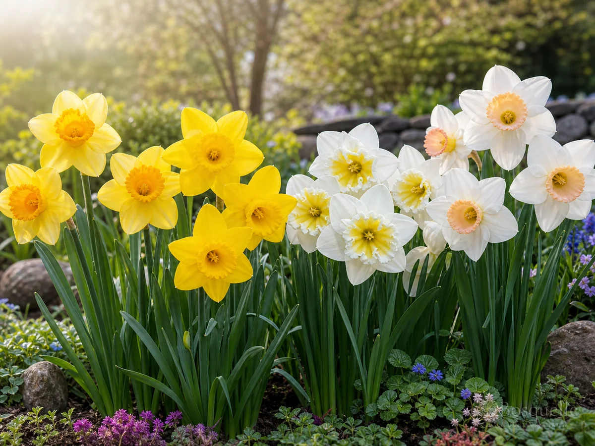 How to Grow Daffodils guide illustration
