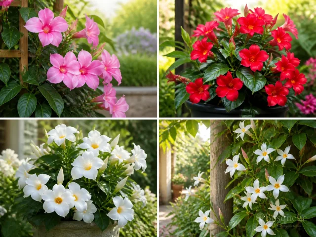How to Grow Mandevilla — for Mandevilla 'Rita Marie Otwell Green'