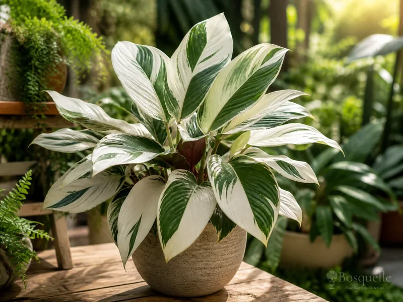 How to Grow Peacock Plant — for Pin-Stripe Calathea 'Sanderiana'