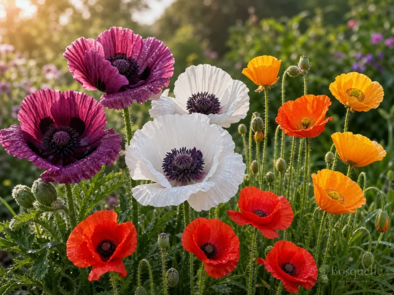 How to Grow Poppies — for Opium Poppy 'Sissinghurst White'
