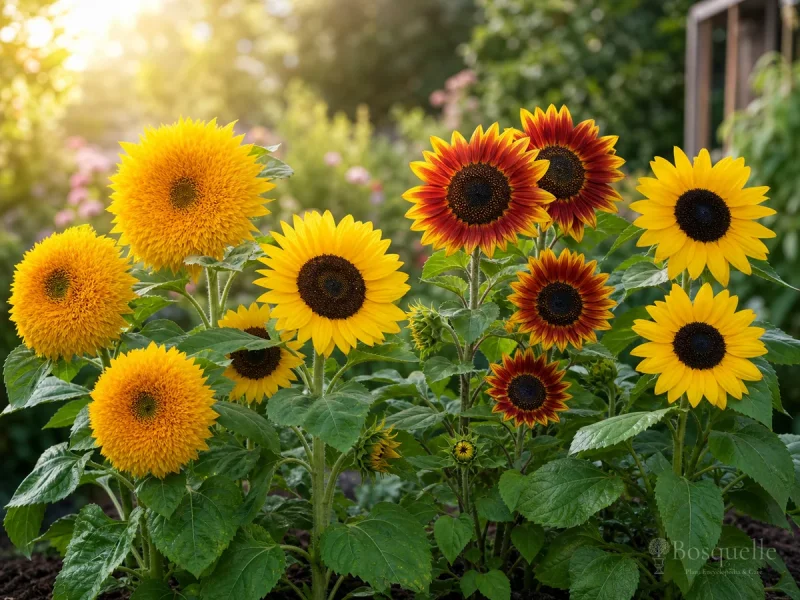 Grow and Care for Sunflowers guide illustration