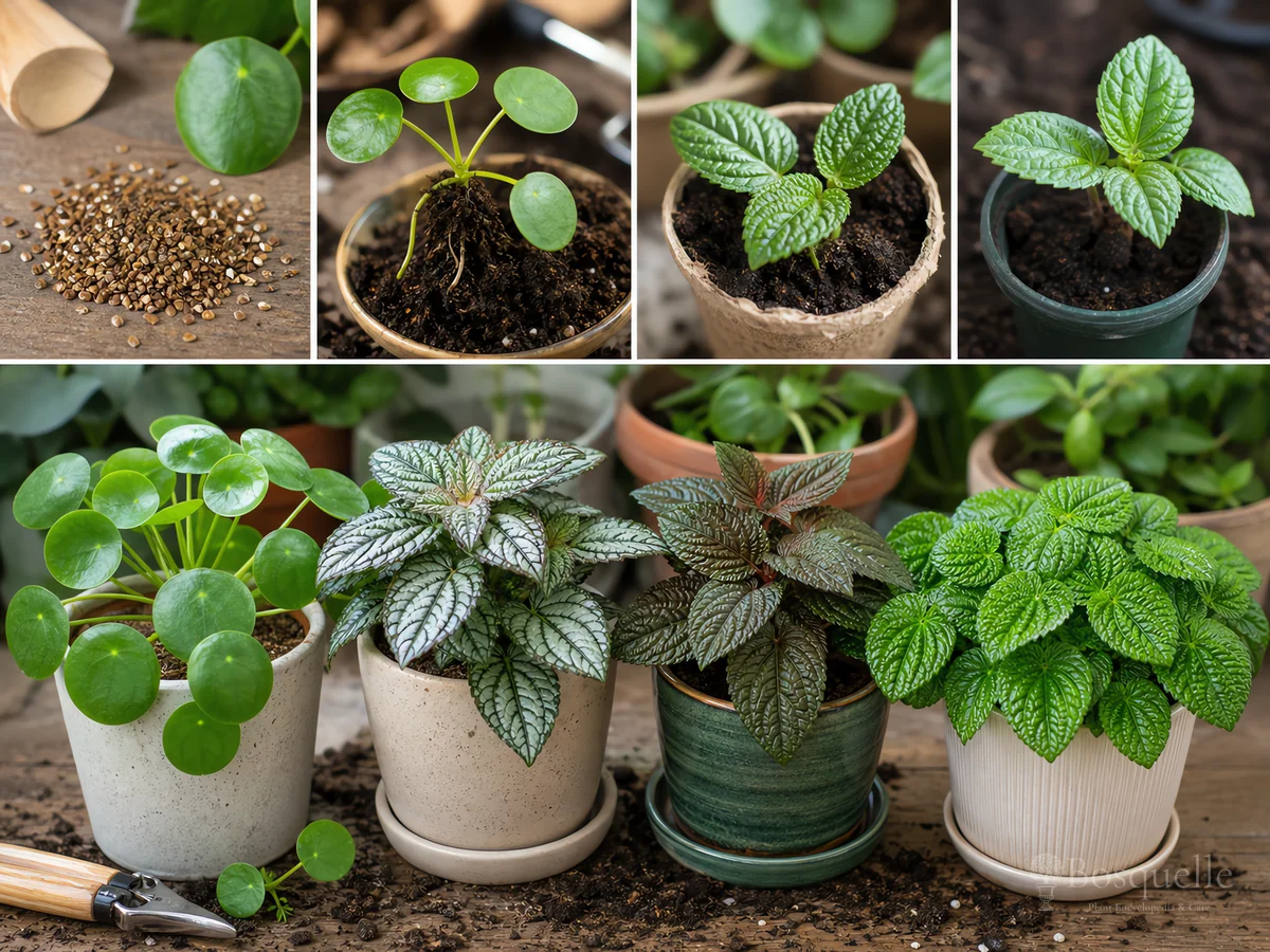 How to Propagate Chinese Money Plant guide illustration
