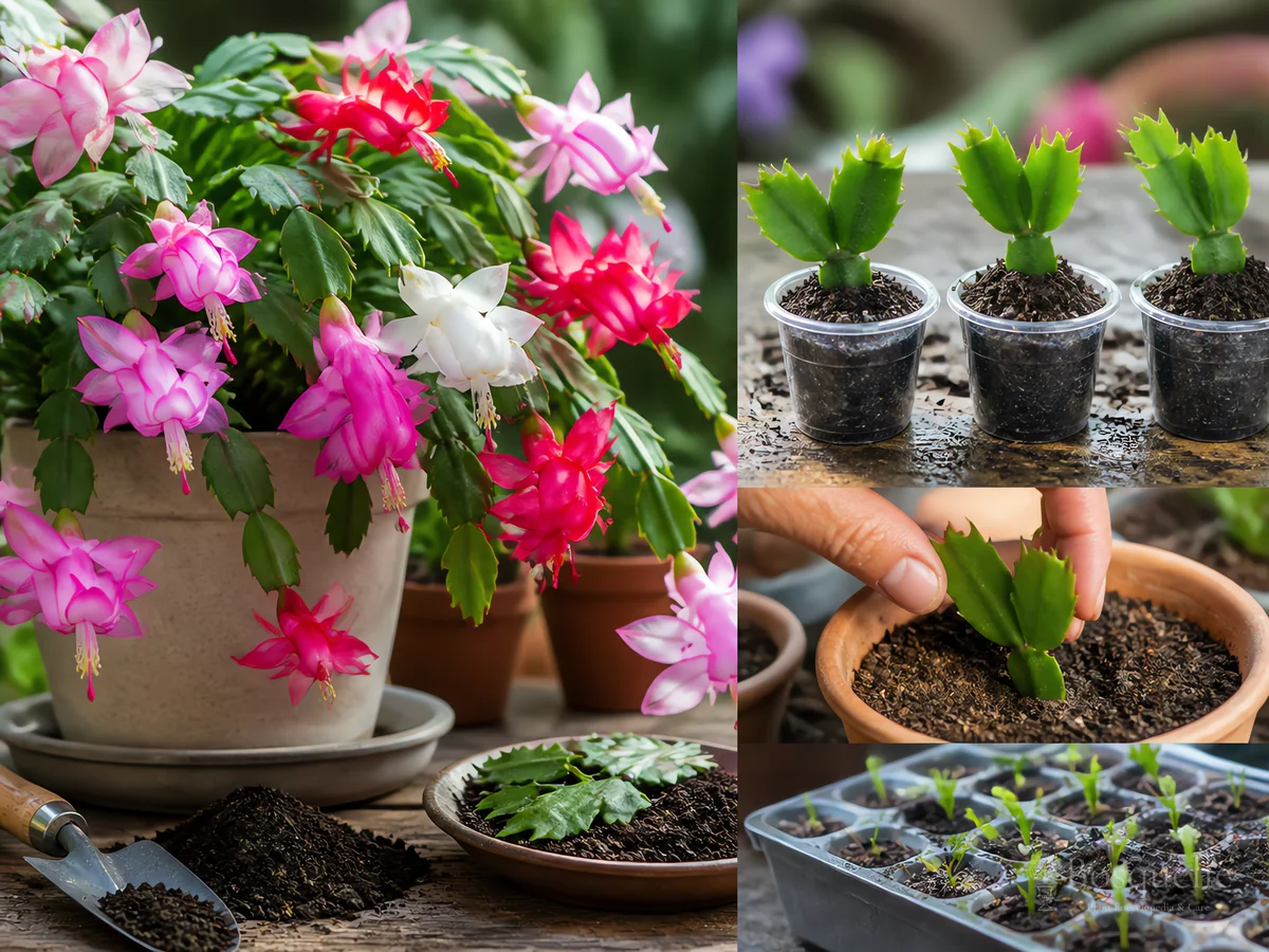 How to Propagate Christmas Cactus guide illustration