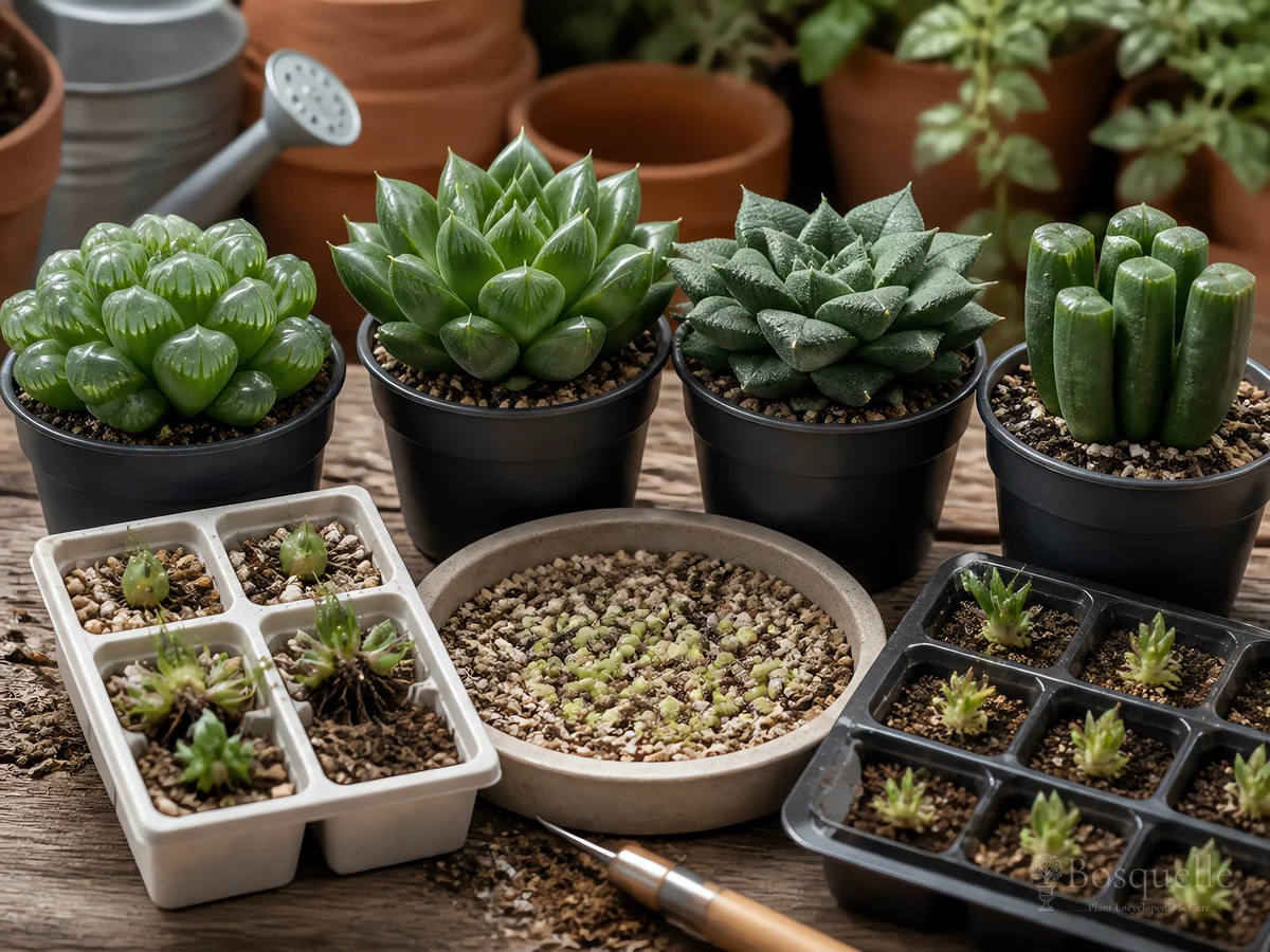 How to Propagate Haworthia guide illustration