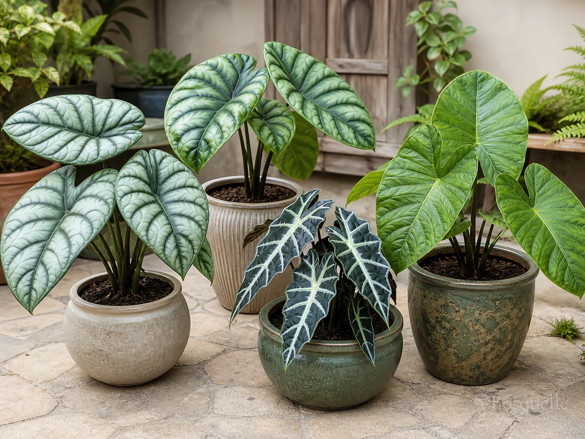 How to Repot Alocasia guide illustration