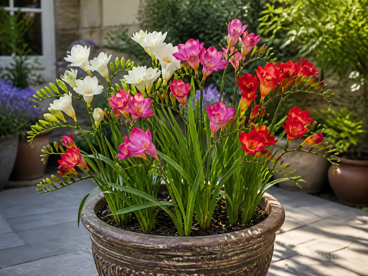 How to Repot Freesia guide illustration