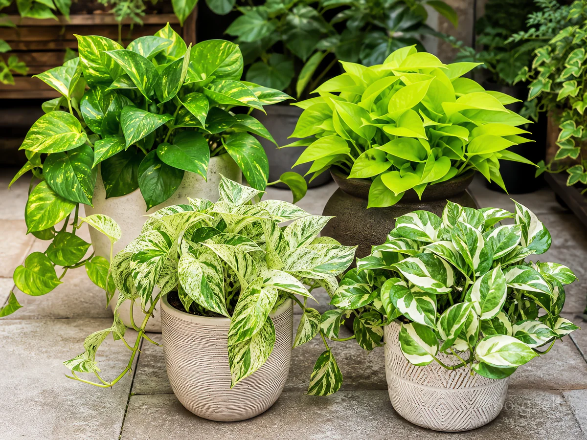 How to Repot Pothos guide illustration