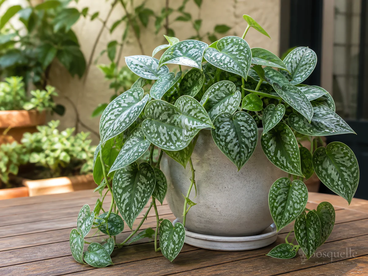 How to Repot Satin Pothos guide illustration